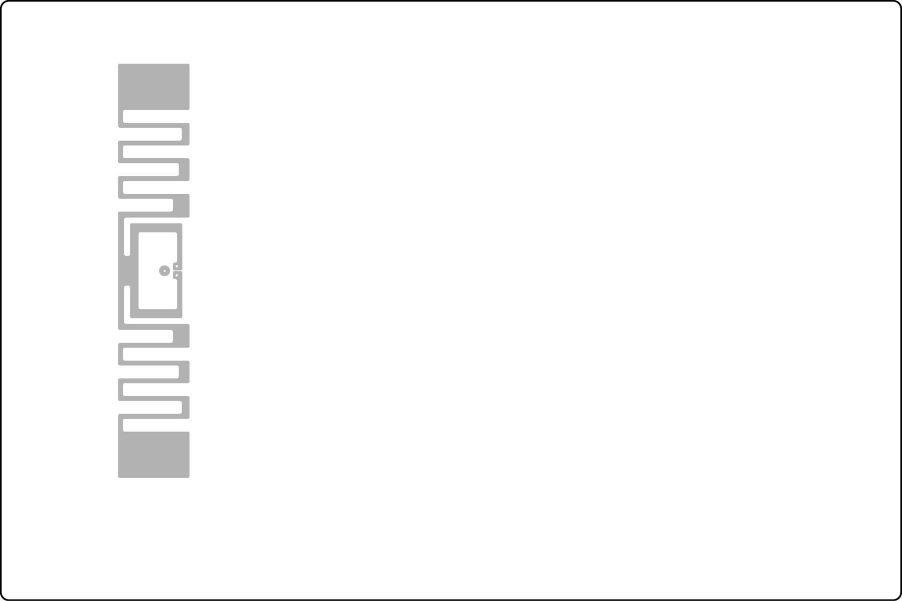 101.6x 152.4 RFID Lojistik Etiketi