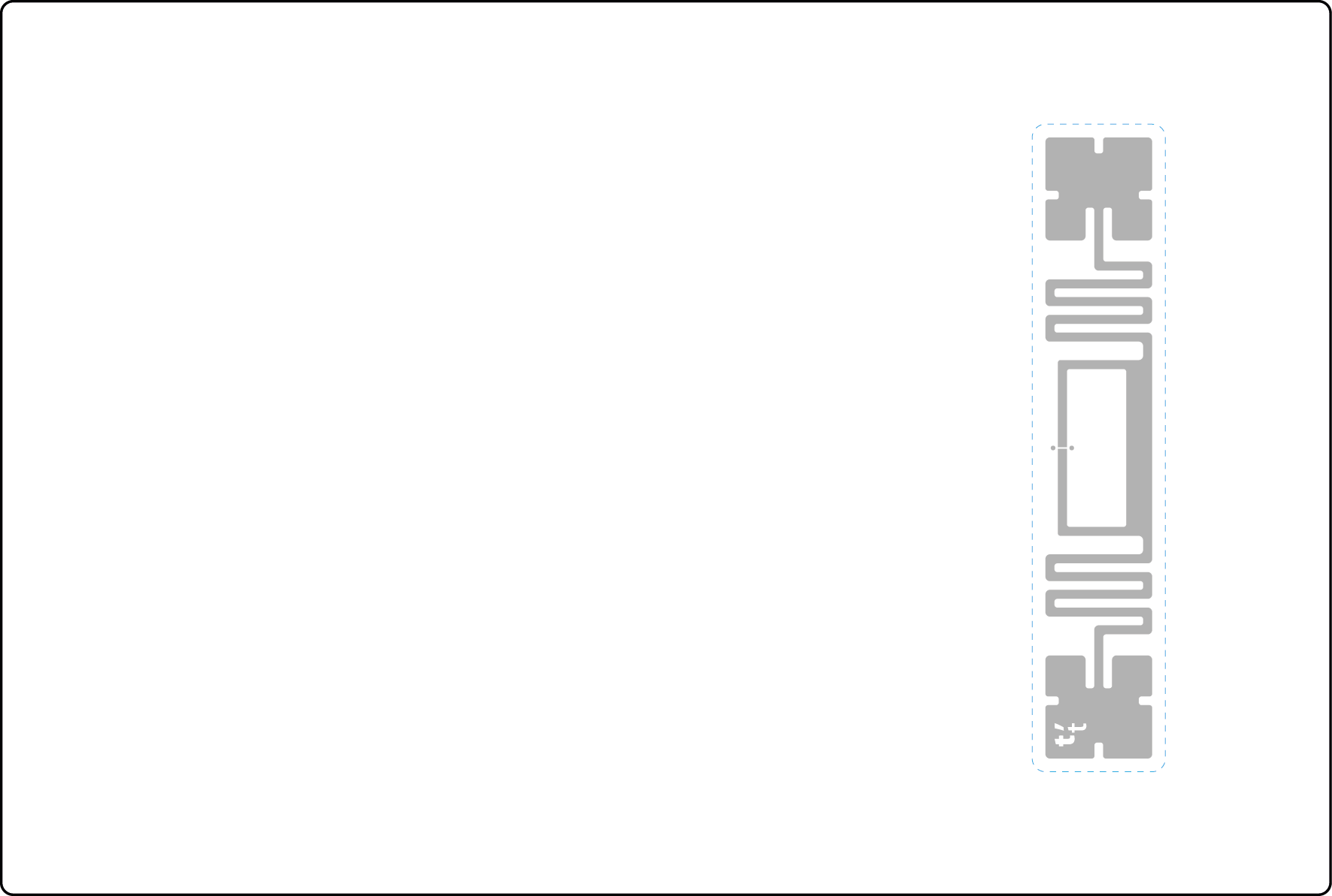 101x150 RFID Lojistik Etiketi