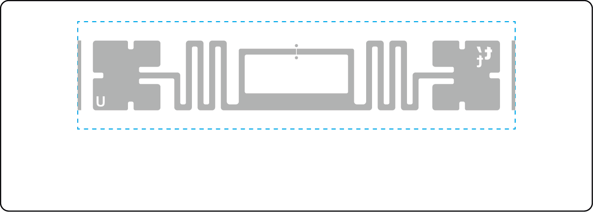 102x36.5 RFID Lojistik Etiketi
