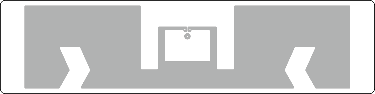 108x27 Sıvı Üstü RFID Etiket