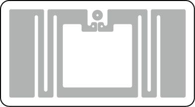 33x33mm RFID Takı Etiketi
