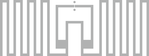 42x16 RFID Tekstil Etiketi