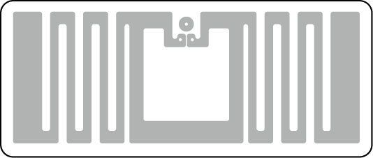 45x19 RFID Perakende Etiketi
