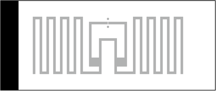 59x60 RFID Tekstil Etiketi