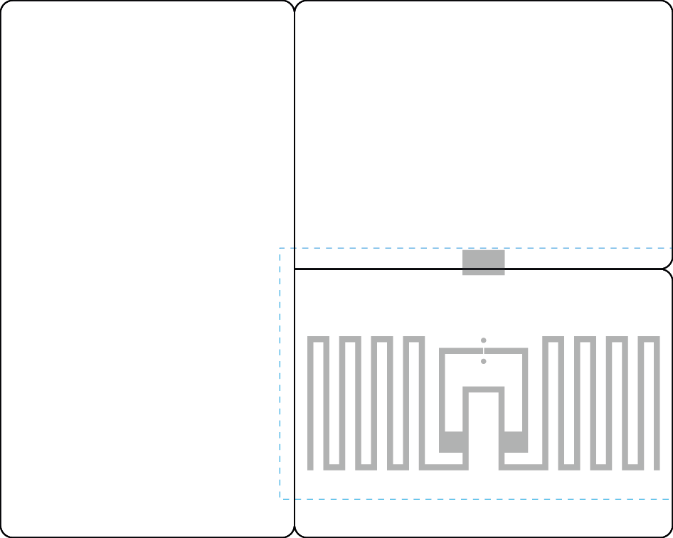 64x80 RFID Lojistik Etiketi
