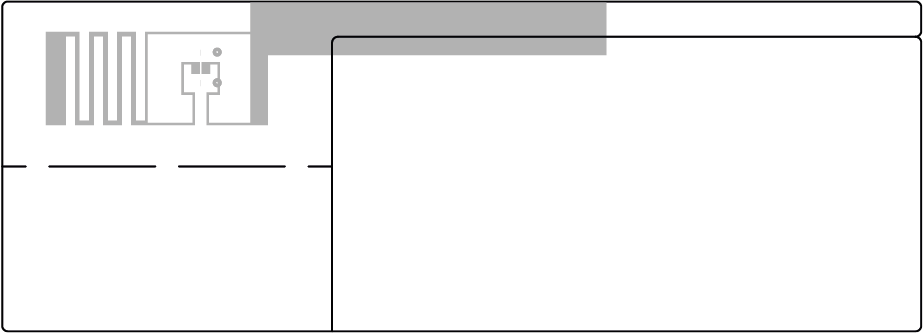 78x28mm RFID Takı Etiketi
